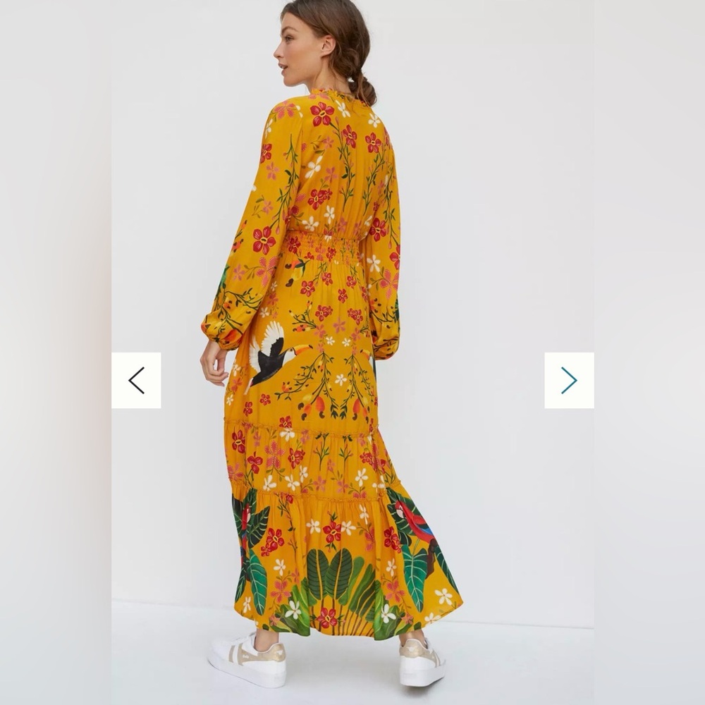 Farm Rio Cristy Maxi Tropical Dress - Picture 2 of 11